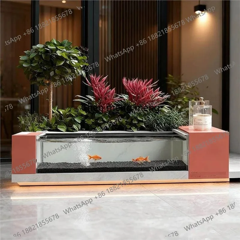 

F181 Stainless steel circulating water fish pond flower box courtyard outdoor balcony garden water table