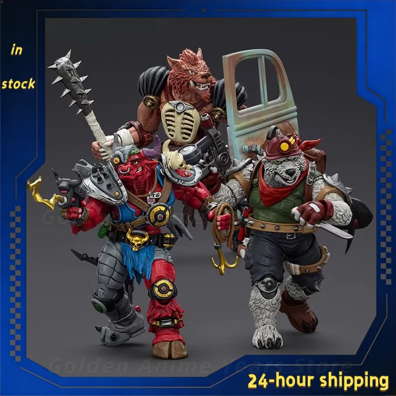 【spot-goods】figurines-originales-joytoy-dark-source-ninja-turtles-mole-bull-red-wolf-trois-figurines-a-l'echelle-1-18-cadeau-de-collection