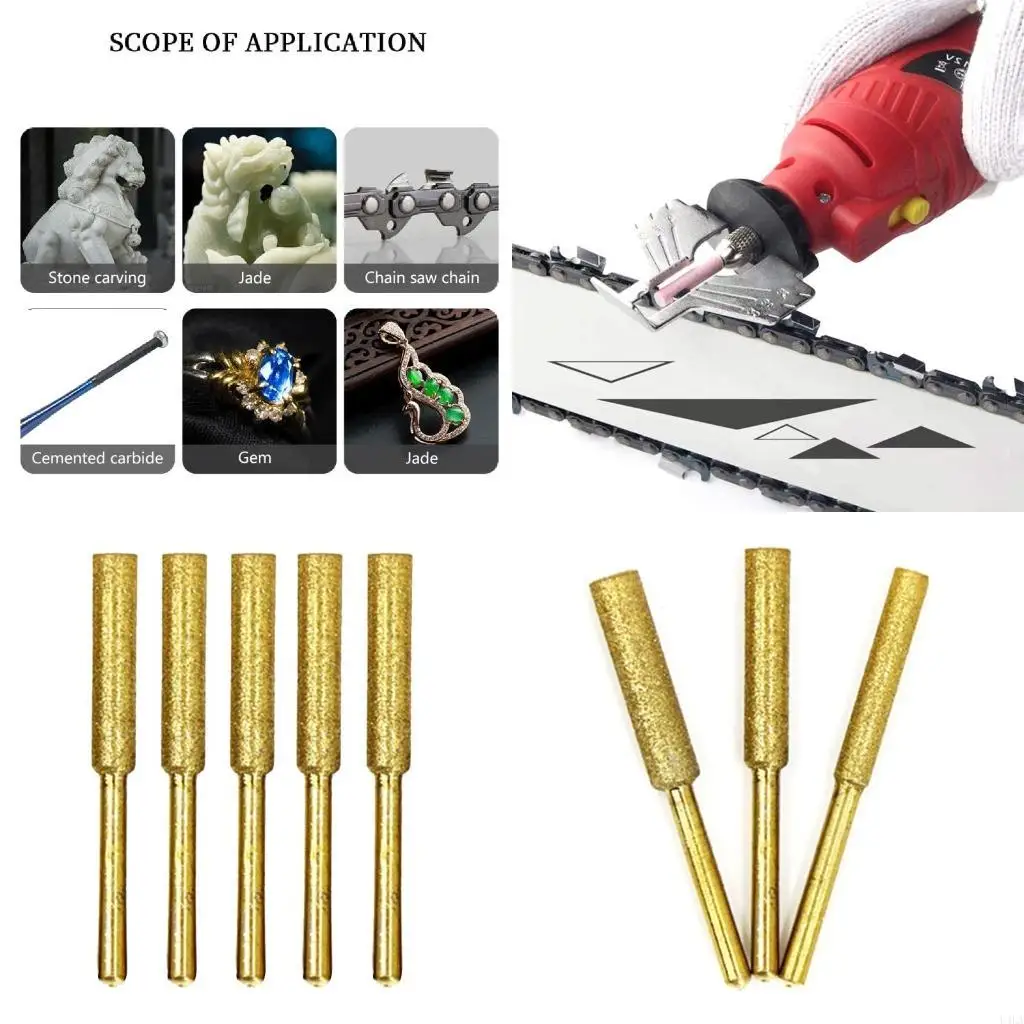 

U4LA 30mm Diamond Points Grinding Bit Length Coated Cylinder for Head Grinding Bit Sh