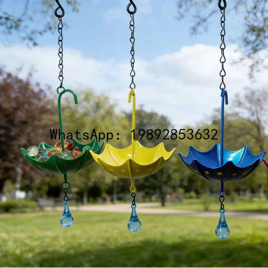 Zz iron bird feeder  bird watering feeder  garden decoration  hanging style   bee & butterfly design view 2