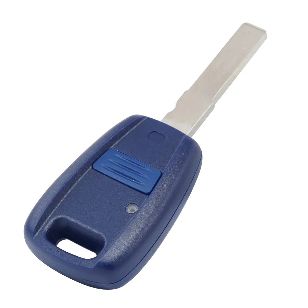 XNRKEY Remote Key for Fiat Punto Doblo Bravo Blue/Black ID48 Chip  433Mhz Fob 1 Button  SIP22/GT15R Blade