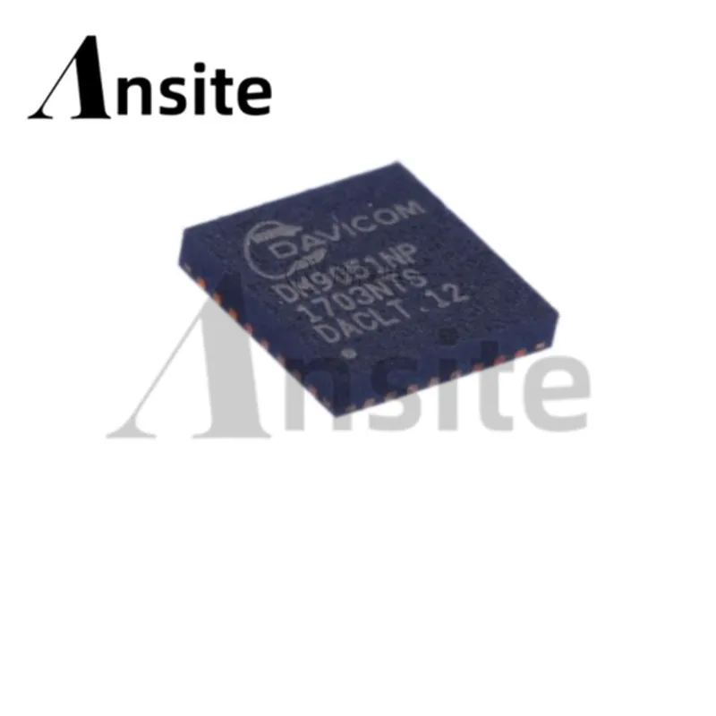 

5 pieces per lot, 100% brand new and original DM9051NP screen-printed DM9051 QFN-32 Ethernet microcontroller