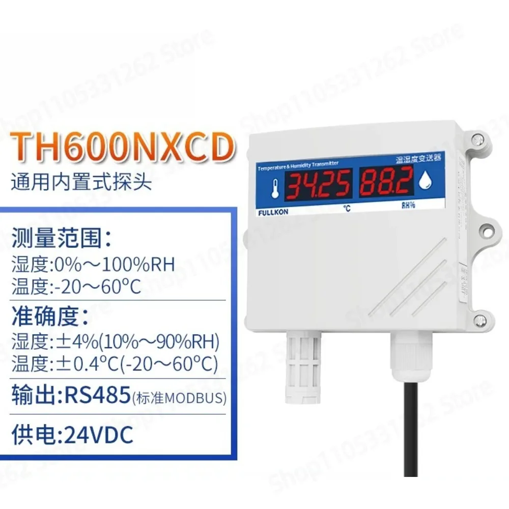 High Precision Temperature Humidity Transmitter RS485 4-20mA Wireless Wall Mount Industrial Sensor Thermo-Hygrometer