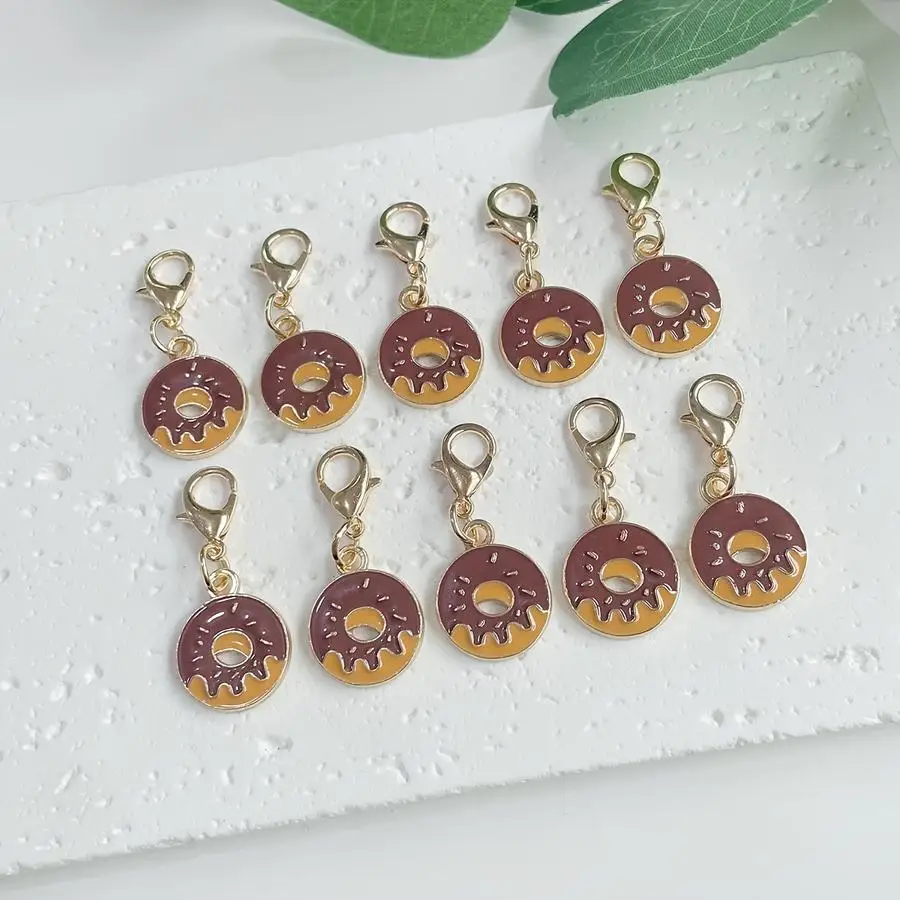1/5/10/20/50/100pcs Emulational Doughnut Key Chains, Cute Charms for Car Keys, Backpack Bag, Great Mother's Day Valentine's Day