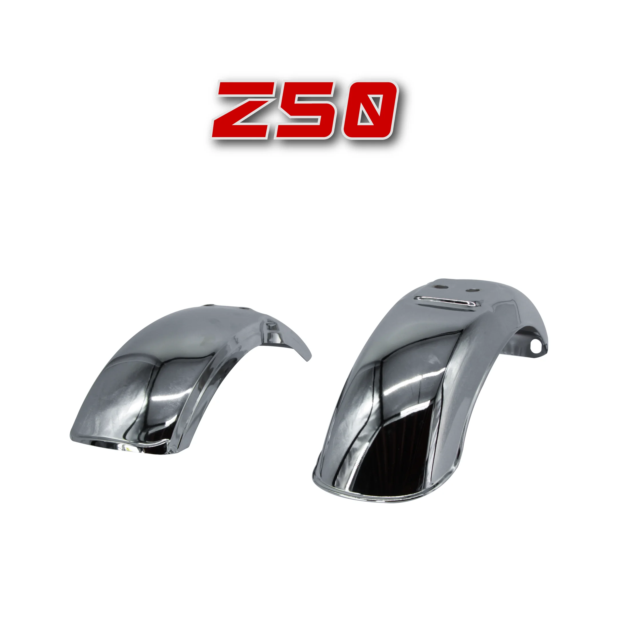 Monkey Z50 Front and Rear Fender Guard A Pair Sliver Fender for Z50 1967-1979