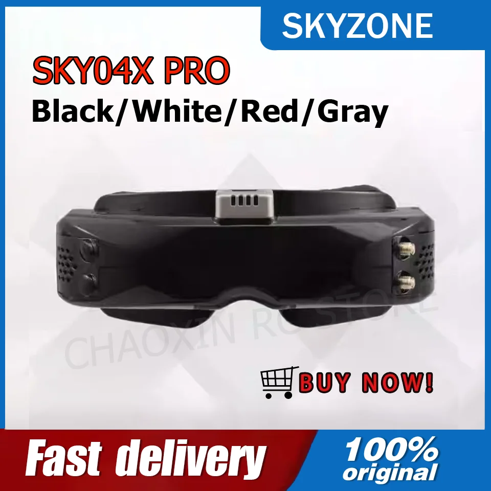 

New SKYZONE SKY04X PRO FPV Goggles 1920*1080 OLED 5.8GHz Steadyview Receiver DVR Head Tracker for Airplane FPV Racing Drones 2 s