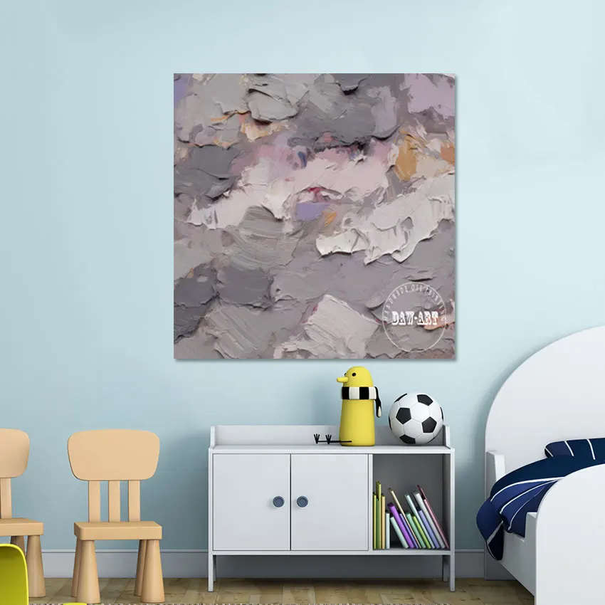 

Palette Knife Art Wall без рамки, толстая акриловая текстурированная абстрактная живопись на холсте, дизайн, картина, подарки, оптовая продажа, произведения искусства