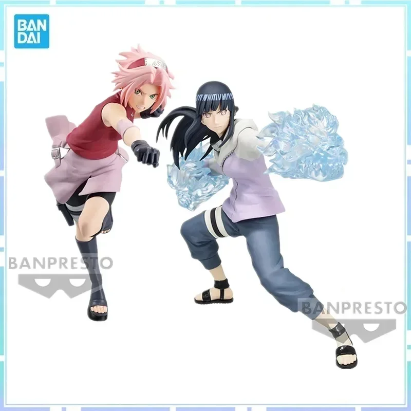 

Bandai Original Action Figures Anime NARUTO Shippuden Figure VIBRATION STARS Hyuuga Hinata Haruno Sakura Model Toys Figures