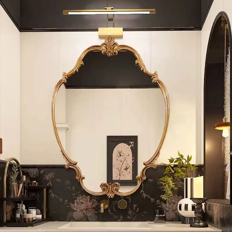 

Luxury Funky Mirror Bathroom Bedroom Men Girls Hanging Modern Items Decoration Wall Mirror Living Room Espelhos Home Products