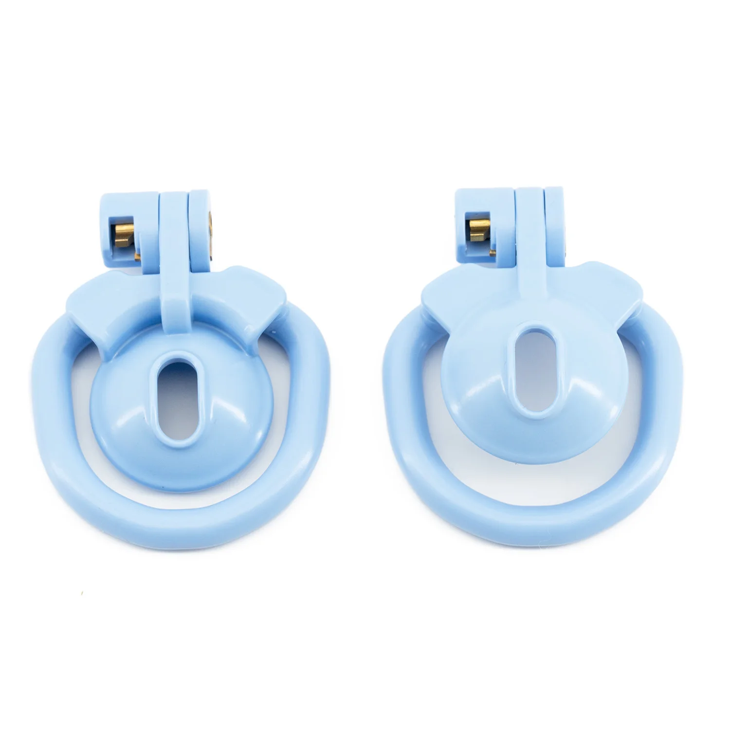 ‌ قفل عفة صغير للذكور مع أقطاب إيجابية وسلبية، جهاز عفة ذكر وردي قابل للتنفس لقرص مضغوط الجزء السفلي المخفي ‌