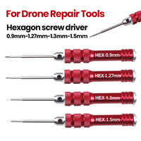 HSS Red Handle Hex Screwdriver Tool Set for RC Helicopter Repair Tools