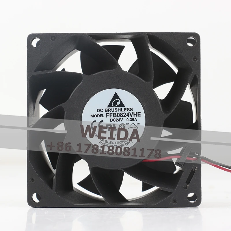 

Новый вентилятор Delta FFB0824VHE 80x80x38 24В 0.36А 8 см с регулируемой частотой вращения