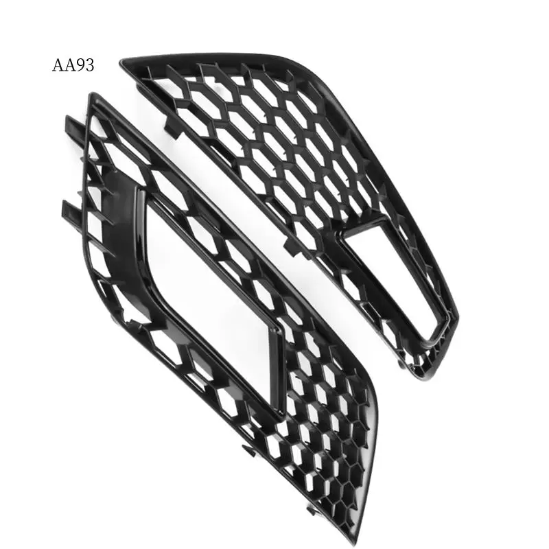 

AA-черный передний бампер, противотуманная фара, сотовая решетка для A4 B8.5 Standard Edition 2013-2016, сменные аксессуары
