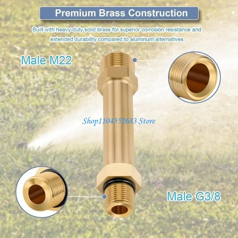 Y6GD Pressure Washer Adapter High Pressure Cleaning Easy Installation Nozzle Adapter