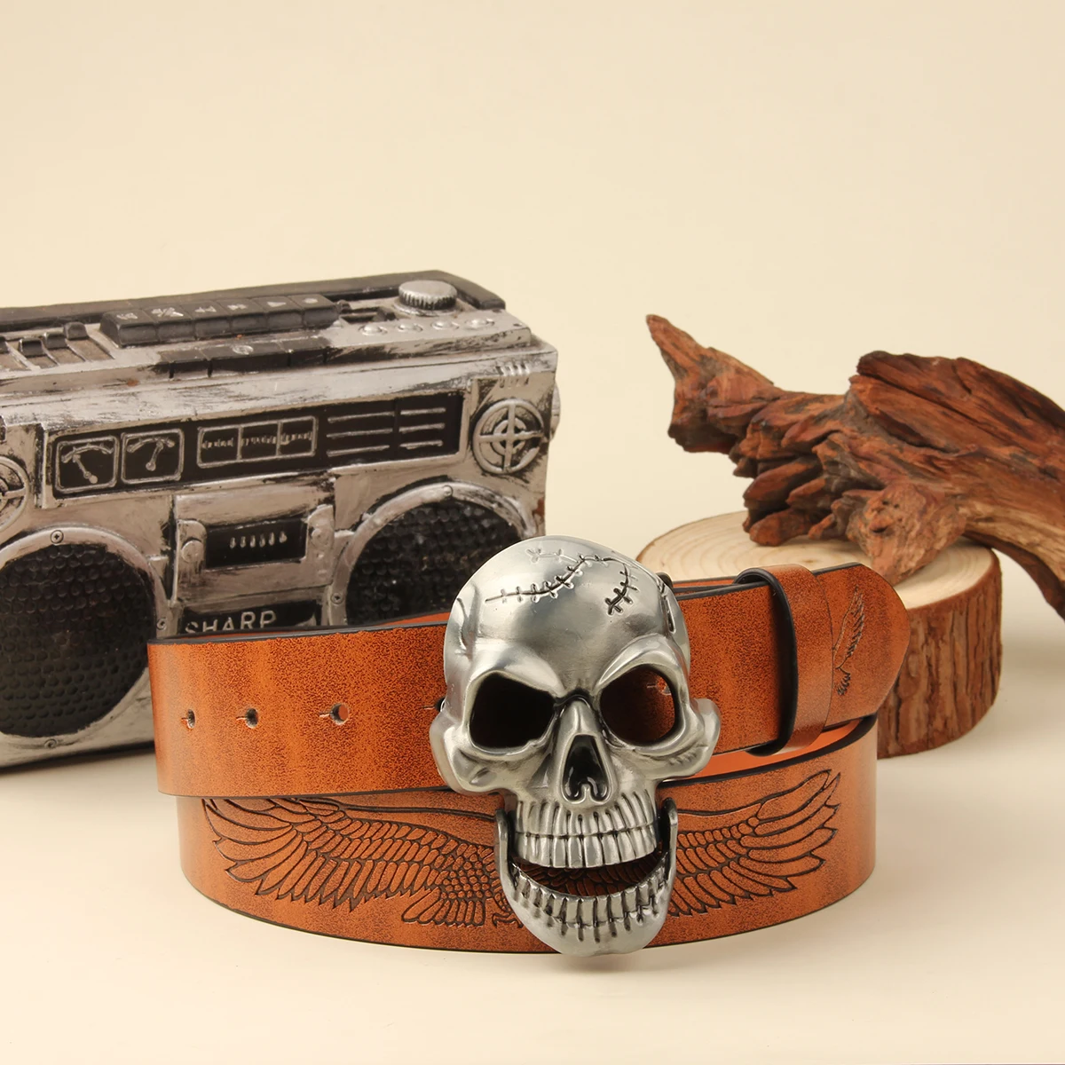 Мужской и женский декор в готическом стиле, панк, череп, ленивый пояс, поясной ремень, готический Harajuku, Лолита, косплей, вечерние пояс, подарок Ceinture