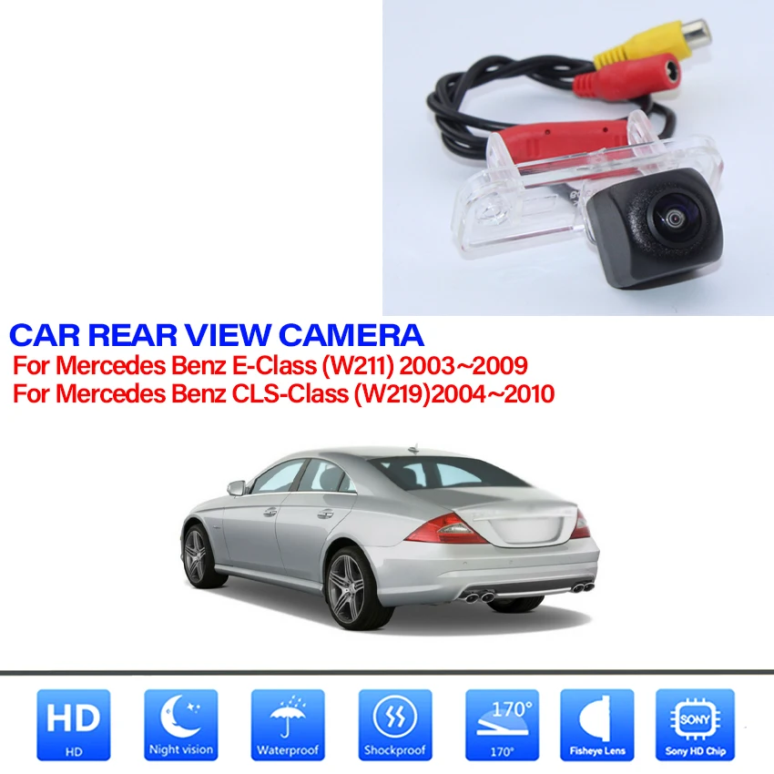 HD Fisheye Starlight Car Rear View Camera For Mercedes Benz E-Class (W211) CLS-Class (W219) 2003~2010 Car Reverse Monitor