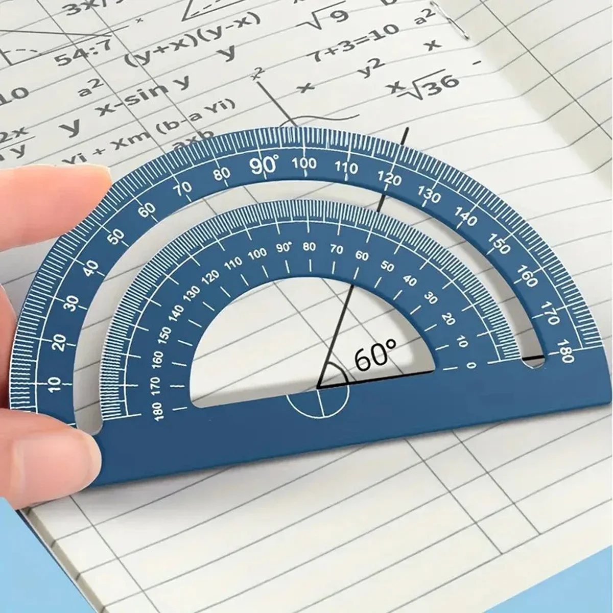 4pcs Metal Drafting Set With Storage Box Students Measure Ruler Set Multi-Function Set School Office Supplies Gift for Student