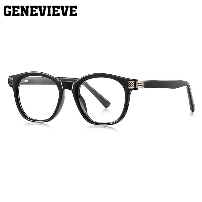 جنيف تصميم كلاسيكي بيضاوي بسيط للرجال والنساء مضاد للضوء الأزرق نظارات قراءة فوتوكروميك وصفة طبية قابلة للتخصيص LS107 #4