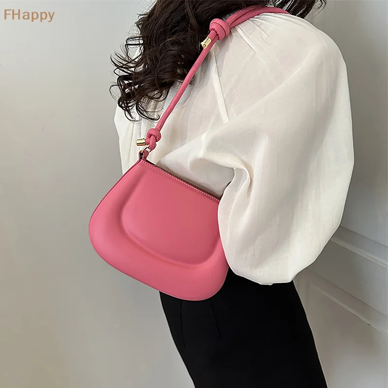 

Fashion PU Leather Underarm Bags Women Clutch Handbags Single Shoulder Bag Ladies Trendy Simple Hobos Bag Female Totes