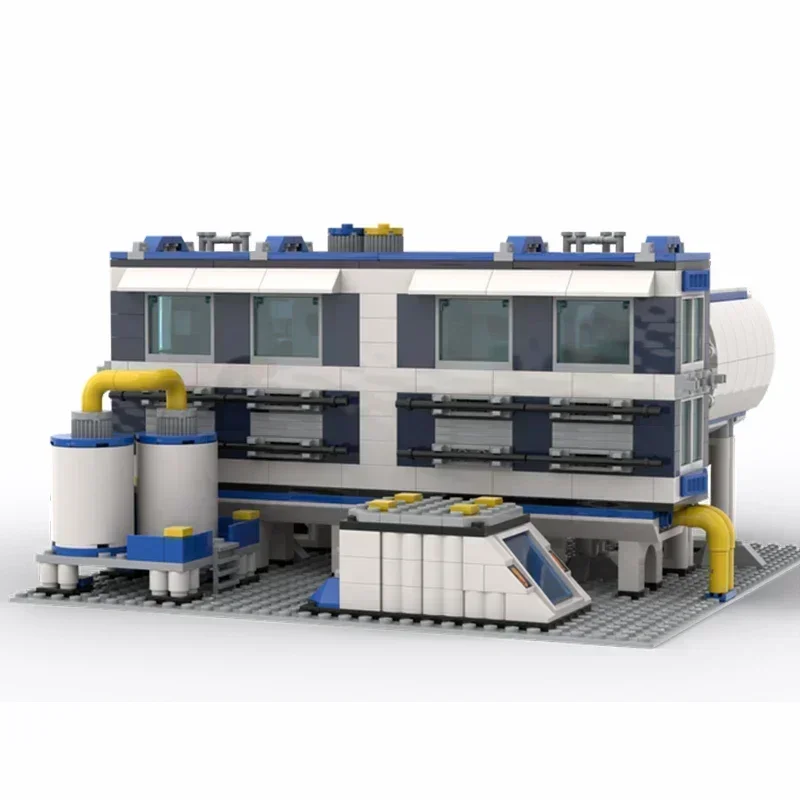 Serie spaziale Moc Building Block Modello modulare con base lunare Tecnologia Mattoni Assemblaggio fai-da-te AerospaceToy per regalo di festa