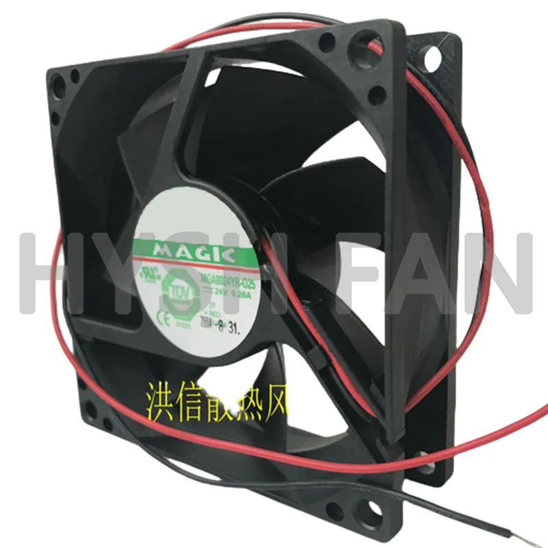 8025 MGA8024YR-025 DC24V 0.26A 8CM Inverter Fan