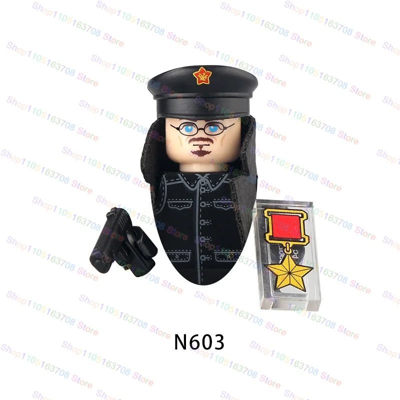 Militar áfrica soldados cavaleiros infantaria guerreiros blocos de construção coletar brinquedos modelo bonecas acessórios presentes N601-608