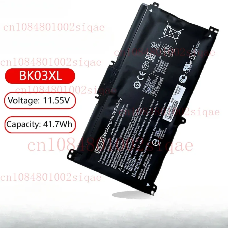 

BK03XL TPN-W125 HSTNN-UB7G LB7S Laptop Battery For HP Pavilion X360 14M-BA011DX BA033TX BA001NS BA175NR 916366 -541 916811 -855%
