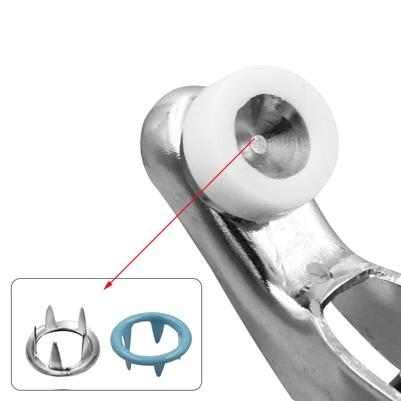 Tang Tool Accessoires Metalen Snap Button Fasteners Drukknopen Bouton Pression Bevestigingsmiddelen Diy Installeren Kleding Jeans Zak Clip
