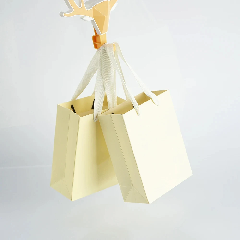 10 Stück Schmuck-Papiergriff-Tasche, 12 x 6 x 16 cm, 14 x 7 x 15 cm, Hochzeitsgeschenke, Geburtstagsfeier, Kosmetik, Parfüm, Einkaufen, Geschenkverpackung – Detail 5