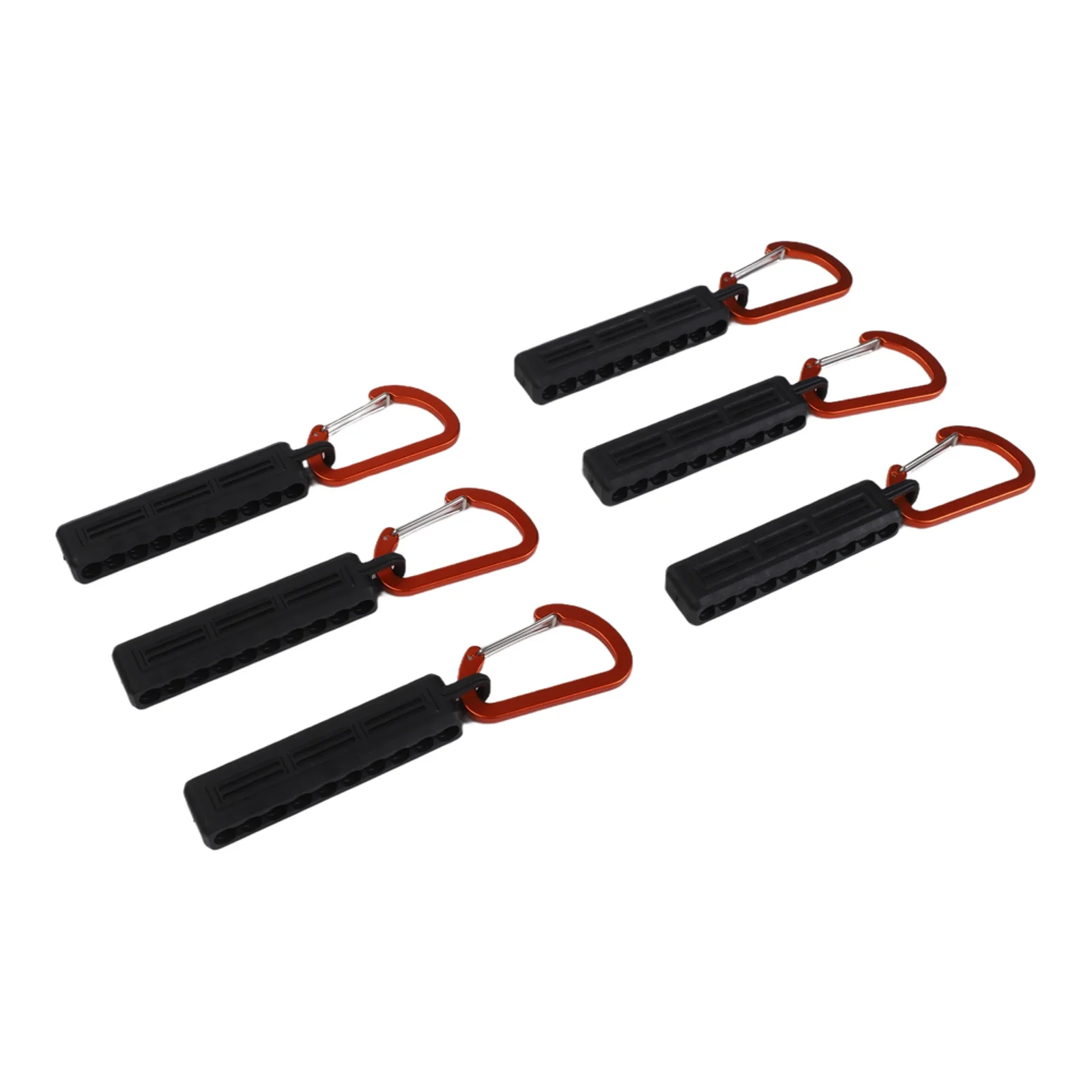 6PCS Portable Drill Bit Storage Belt with 10 Holes and Carabiner for Efficient Organization and Easy Tool Transport