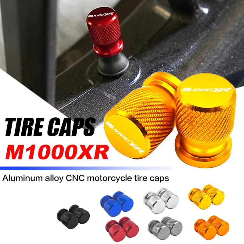 Motorcycle CNC Aluminum Wheel Tire Valve caps Airtight Covers For BMW M1000XR M 1000 XR M1000 XR M 1000XR  2024