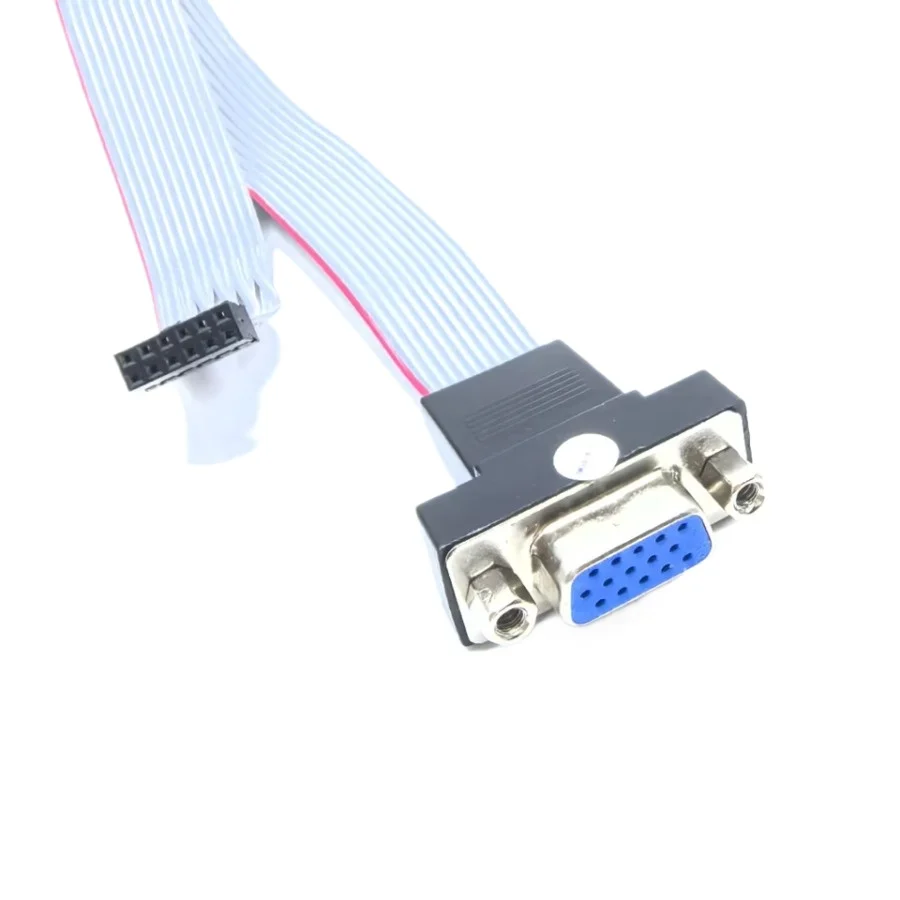 

Mainboard Graphics Card VGA Interface 2.0mm Interface Space 12Pin Female To 15Pin Host Case Bracket GPU Extension Cable 20cm