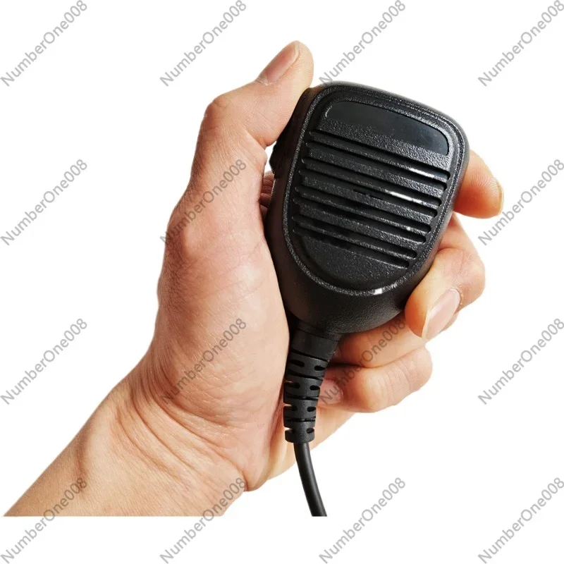 Handheld Dynamic Microphone for HF Radio, Ham Radio Speaker Mic with PTT, Shortwave Transceiver Accessory