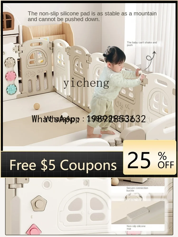 

WL Baby Fence Foldable Game Ground Crawling Mat Child Play Mat Fence