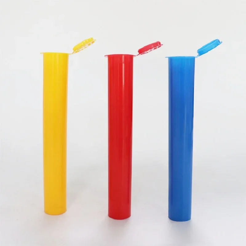 SMO 100pcs/lot 120mm Tobacco Storage Tube with Extruded Cover Waterproof Odor Proof Sealed Preservation Cigarette Storing Tools