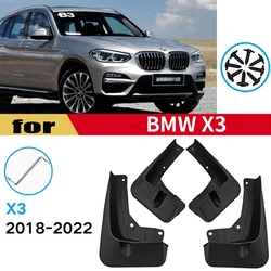 Fender For BMW X3 G01 Mud Flaps 2018 - 2022 Mudflaps Splash Guards Mudguards Wheels Front Rear Fenders Car Accessories