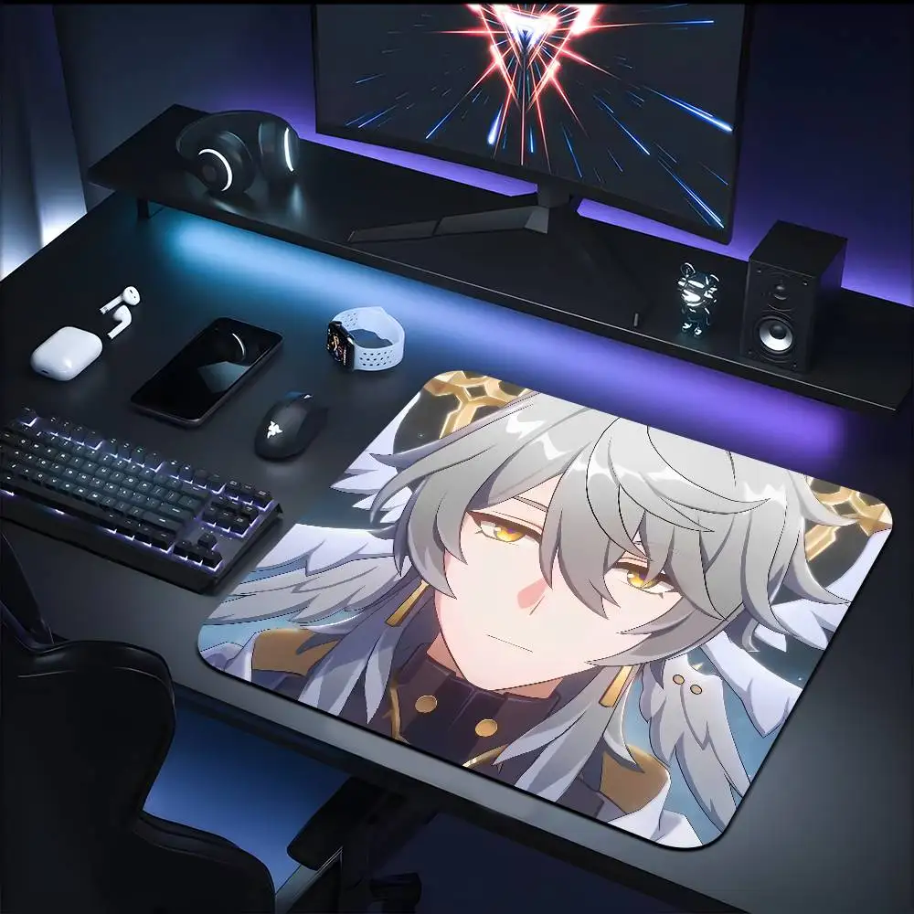 Picture 7: Honkai Star Rail Sunday Mousepad Small LockEdge Mouse Pad For Gamers Computer Desk Pad Rectangular Anti-slip Rubber