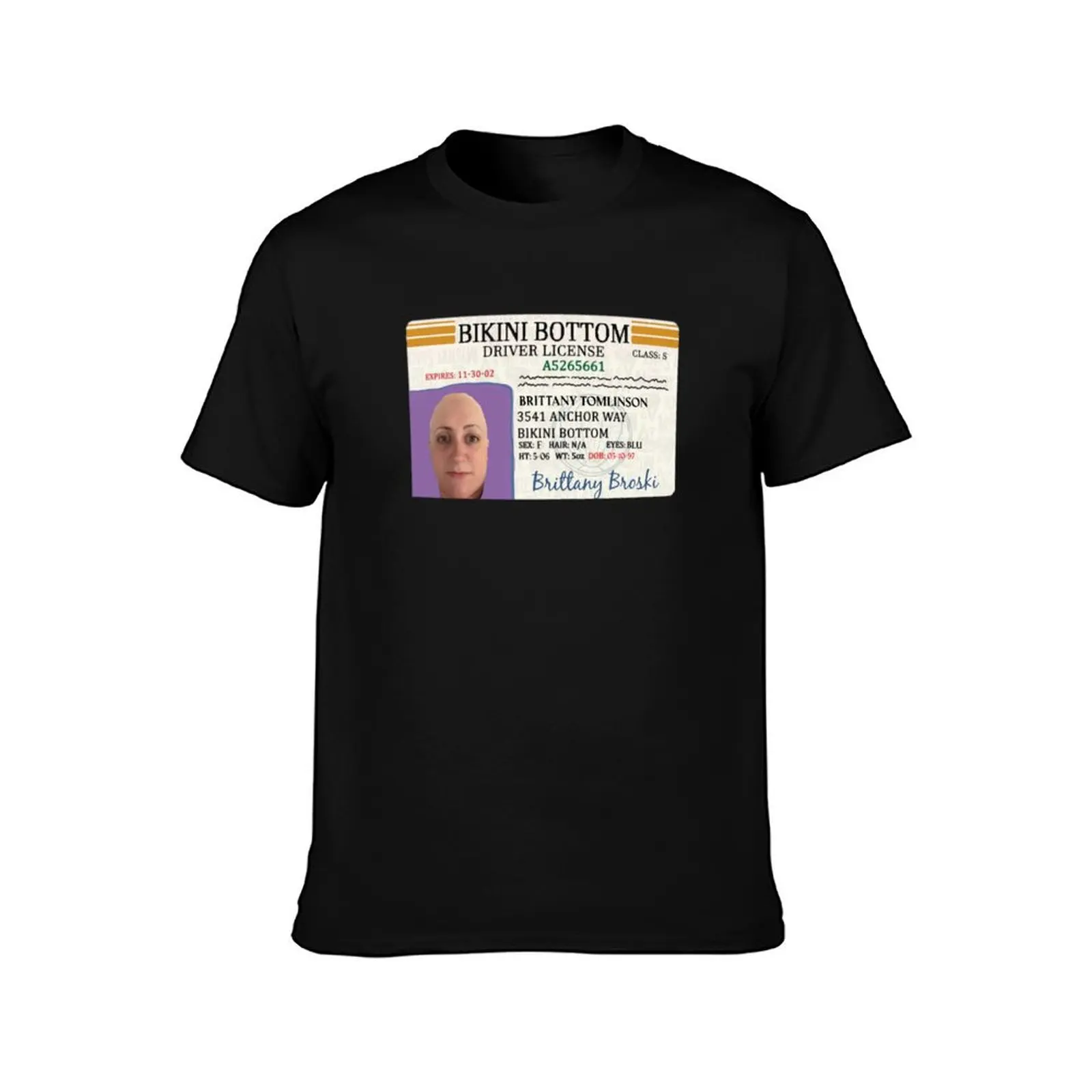 Brittany Broski Bikini Bottom License T-Shirt Christmas Casual Short Sleeve Top T-Shirt