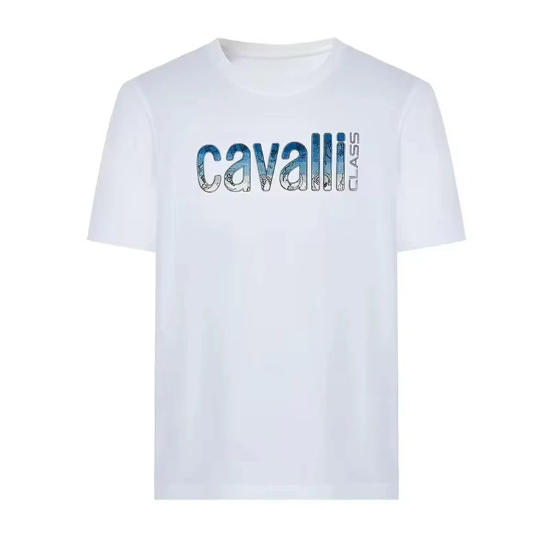 

Новая итальянская футболка люксового бренда, повседневная спортивная удобная облегающая дышащая одежда, мужские и женские стили