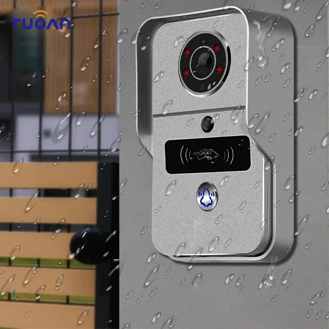 

TUOAN KW02 Video Doorbell Digital Visual Intercom WIFI Door Bell Waterproof Electronic Doorman Home Security Cameras Aiwit