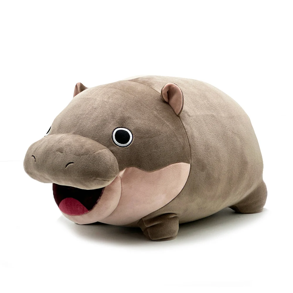 Moo Deng Plush Cute Cartoon Hippo Plushies Soft Stuffed Animal Hug Pillow Back Cushion Kids Toy Girl Boy Gift