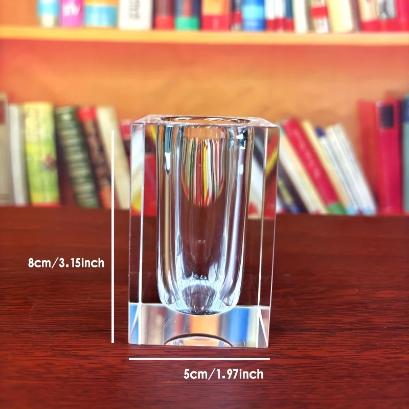 

Настольный органайзер с полированной отделкой из искусственных цветов, мини-изысканный держатель для карандашей и ваза для цветов, декор из искусственных цветов для офиса