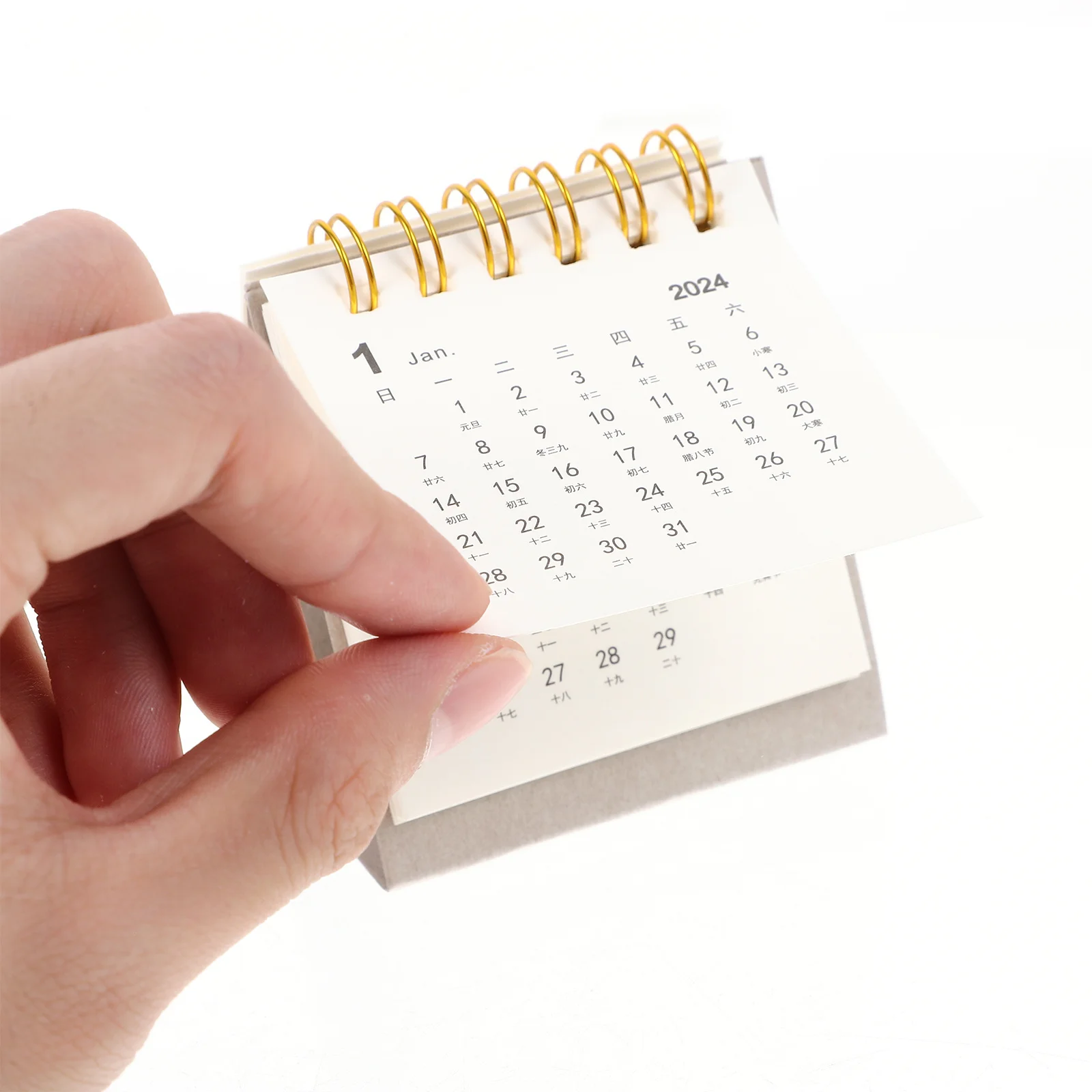 

Convenient Desk Calendar 2024 Small Monthly Planner Paper Home Office Accessory Gift Small Calendar Home Accessory
