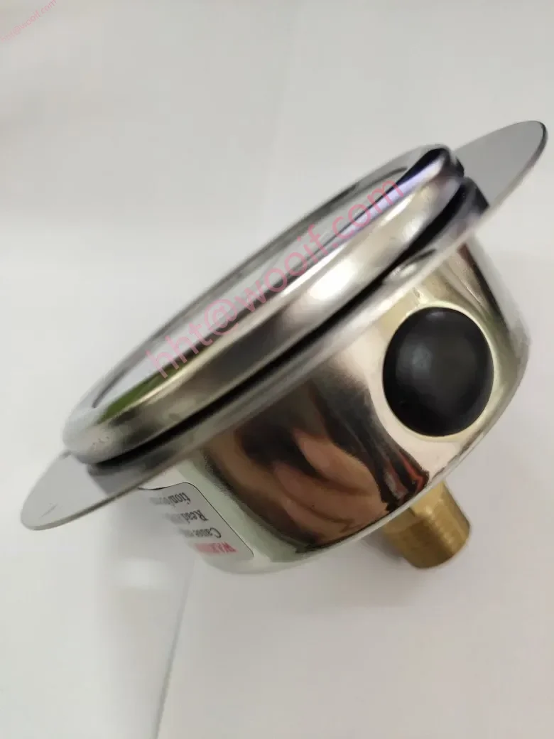 HODA الفولاذ المقاوم للصدأ مقياس الضغط المقاوم للصدمات YN-60ZT 0-10 100 250 كجم ضغط الزيت مقياس التخلخل الهيدروليكي 1/4P