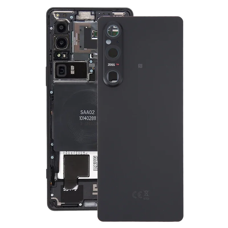 Battery Back Cover For Sony Xperia 1 V with Camera Lens Cover Phone Rear Housing Case Replacement