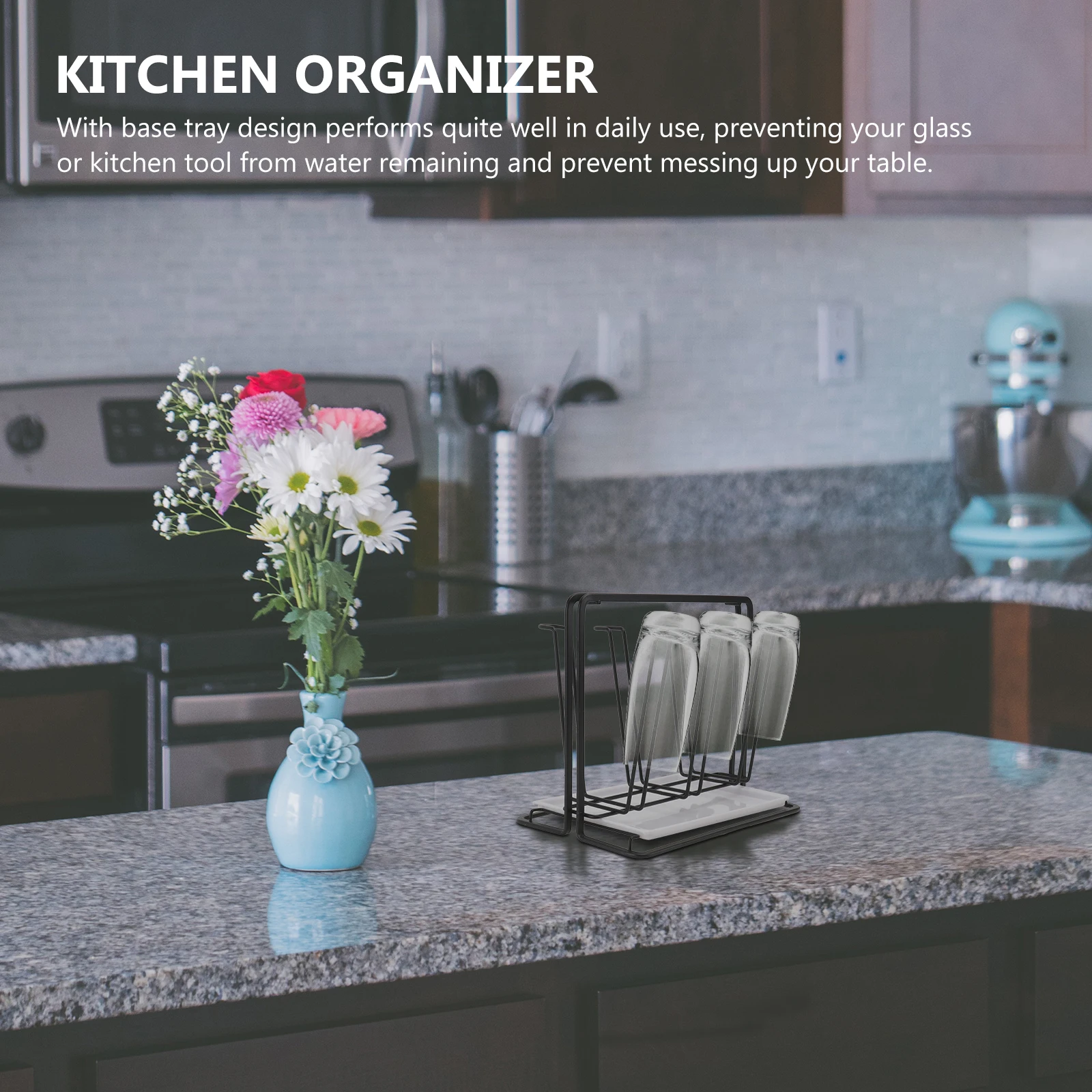 

Cup Drying Rack Mug ganizer St Holder Kitchen Counter Dish Rack Lightweight Premium Material Home Restaurant Storage