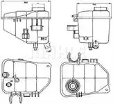 Store code: CRT126000S for radiator replacement water tank W203 0007 cl209209c209 C209 C209 redo 209