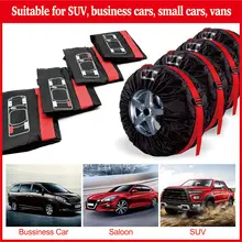 Car Tire Cover and Storage Bag 4pcs #4