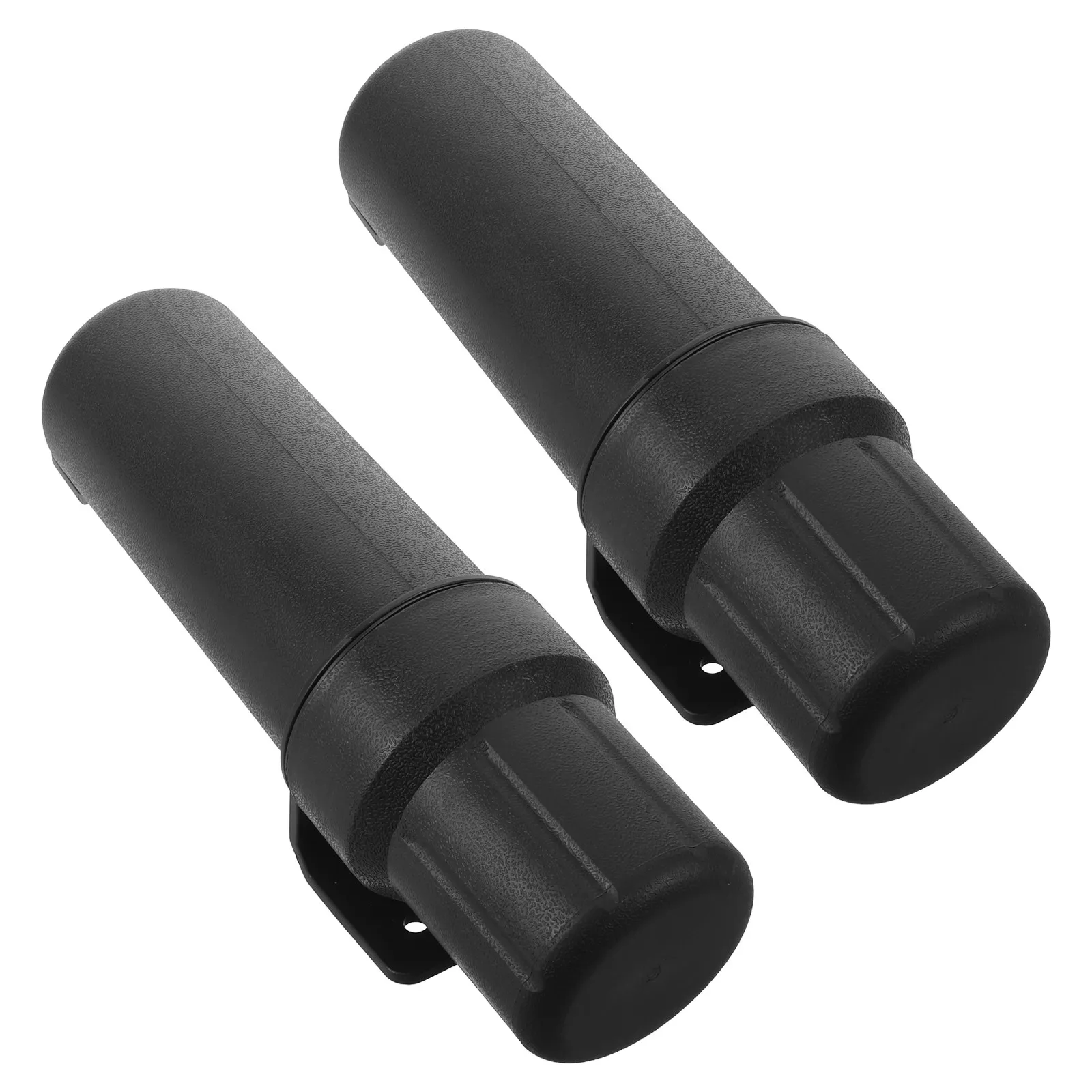 2Pcs Motorcycle Tool Tube Waterproof Plastic Seal Cap High Capacity Storage Canister for Off Road Dirt Bike Tool Box Document