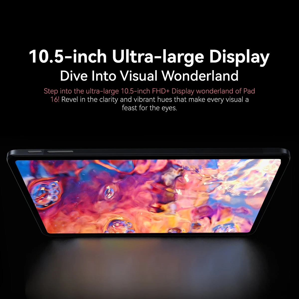 Планшет OSCAL Pad 16, 10,5-дюймовый дисплей FHD+, 8 ГБ, 128 ГБ, 8200 мАч, восьмиядерный процессор Unisoc T606, камера 13 МП, планшеты Android 13